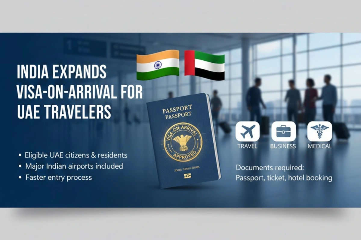 India Expands Visa-On-Arrival for UAE Traveler