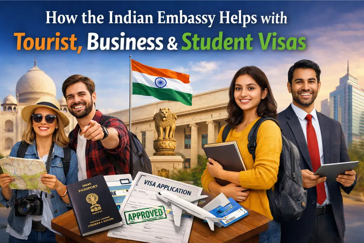 How the Indian Embassy Helps with Tourist, Business and Student Visas