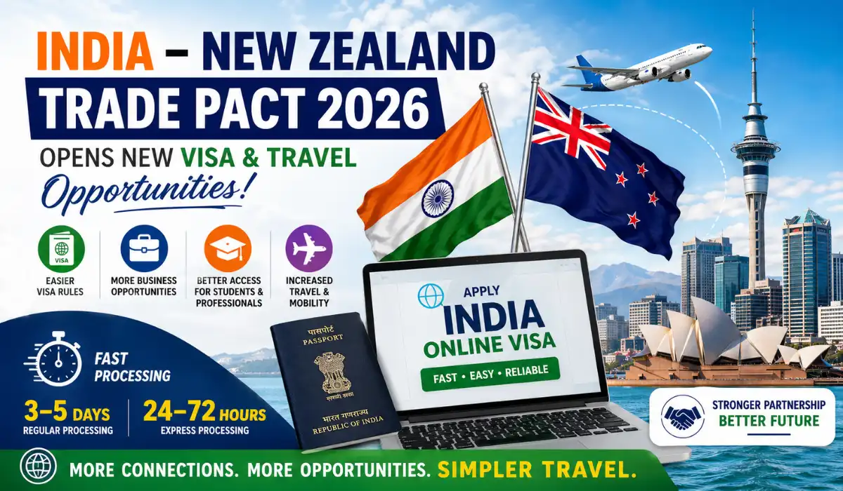 India – New Zealand Trade Pact 2026 Opens New Visa & Travel Opportunities