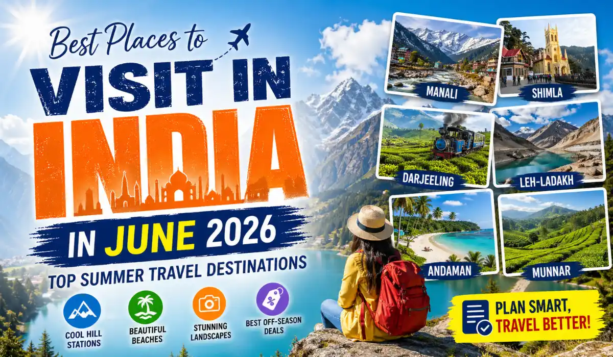 Best Places to Visit in India in June 2026 – Top Summer Travel Destinations