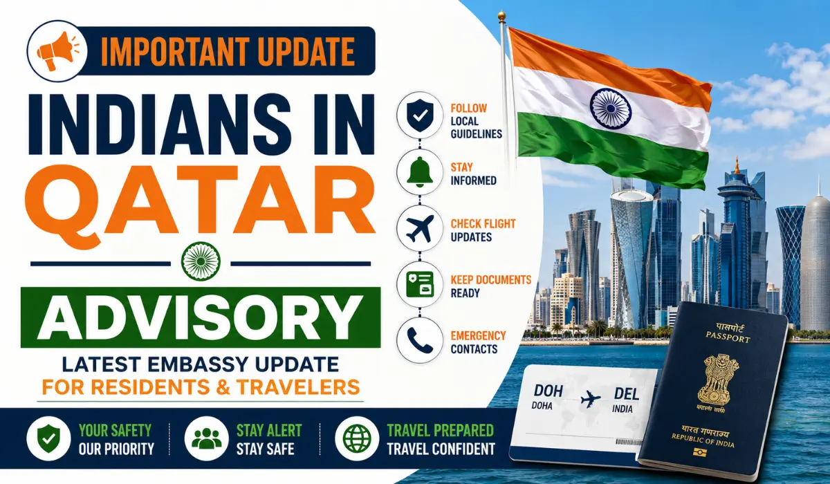 Indians in Qatar Advisory: Latest Embassy Update for Residents and Travelers