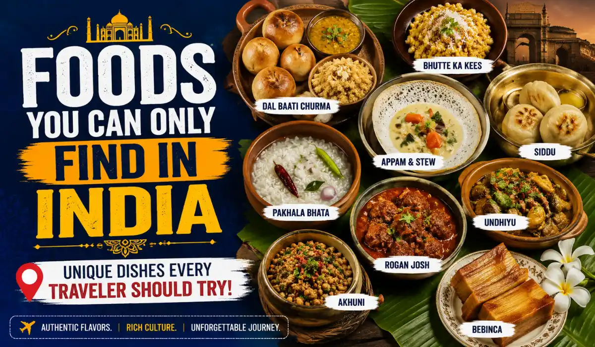 Foods You Can Only Find in India: Unique Dishes Every Traveler Should Try