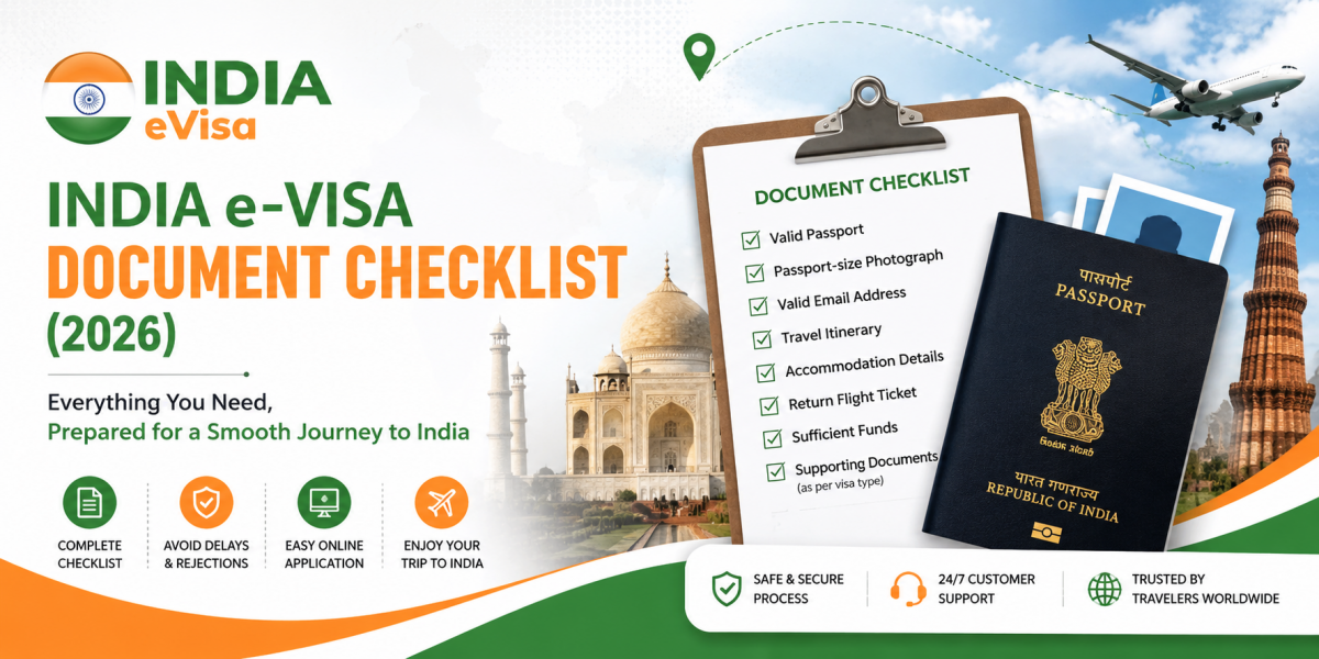 India e Visa Documents Checklist 2026