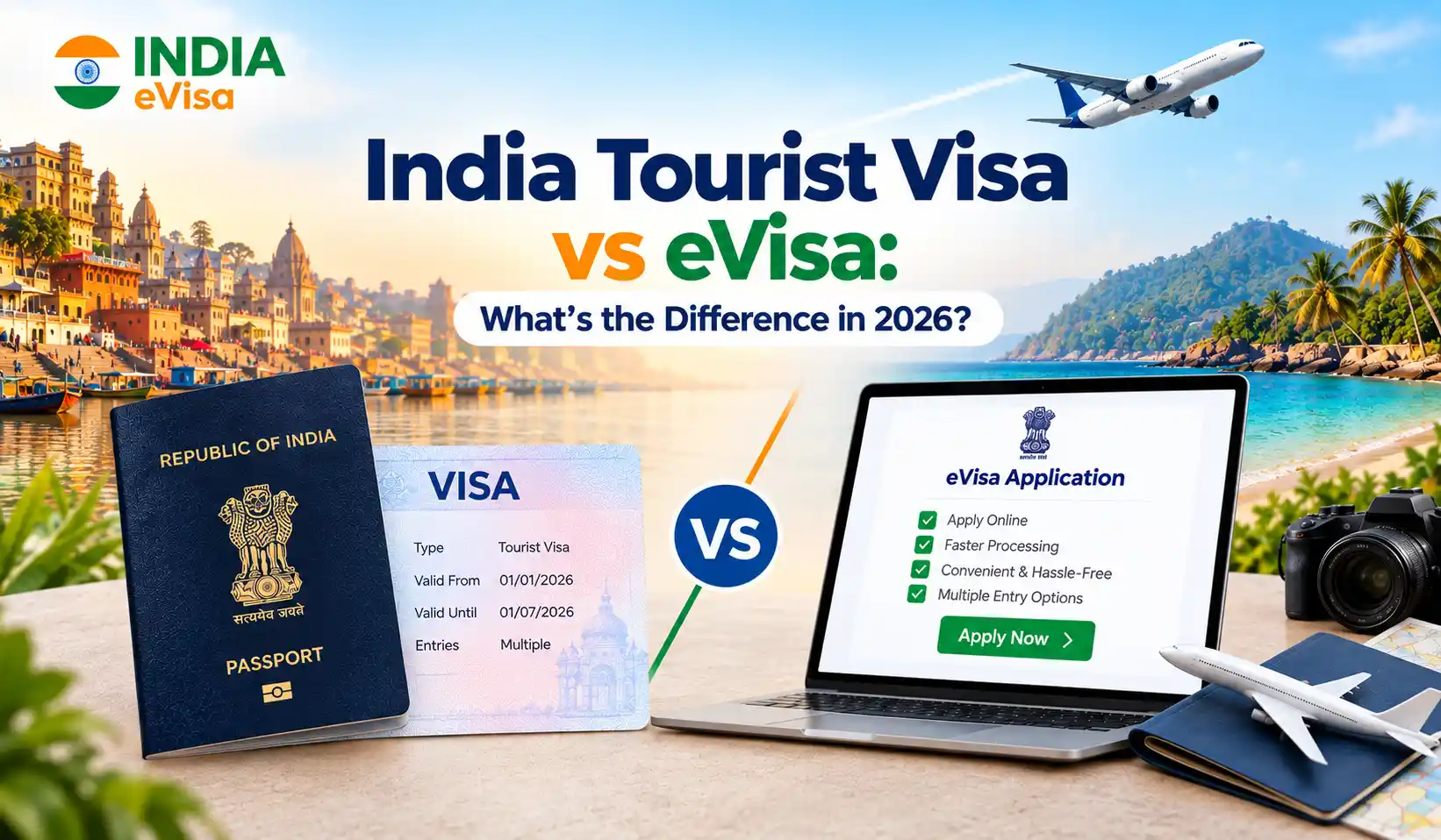 India Tourist Visa vs eVisa: What’s the Difference in 2026?