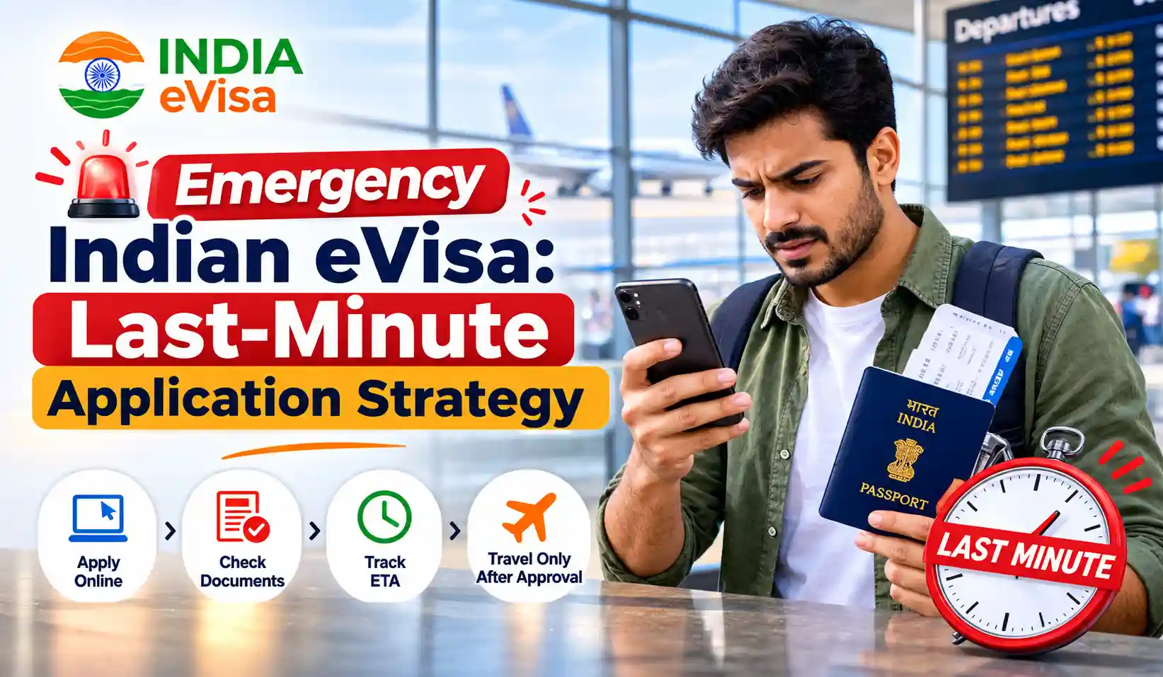 Emergency Indian eVisa: Last-Minute Application Strategy