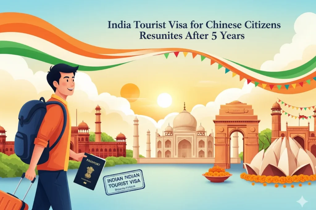 India Tourist Visa for Chinese Citizens Resumes After 5 Years