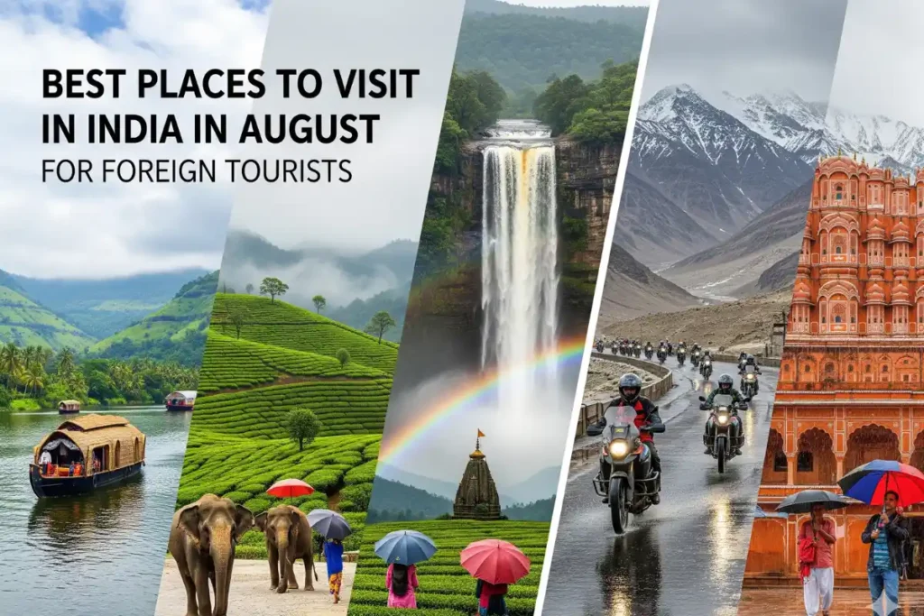 Best Places to Visit in India in August for Foreign Tourists