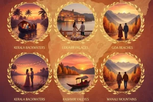 Top Honeymoon Destinations in India in October for Foreigners