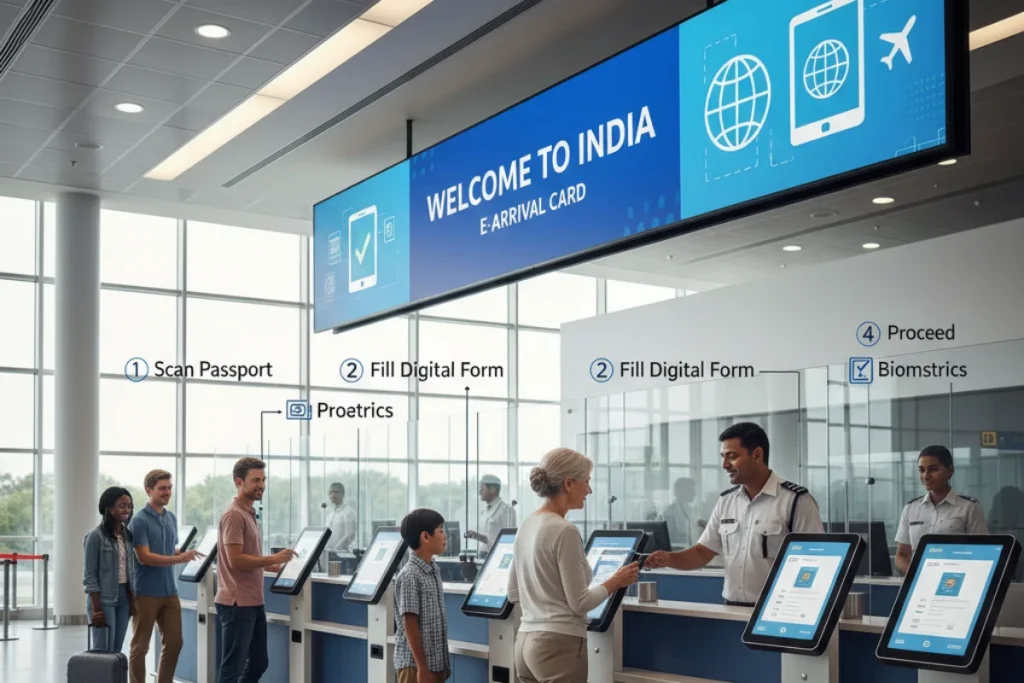 India Launches E-Arrival Card for Foreigners: New Immigration Process Explained