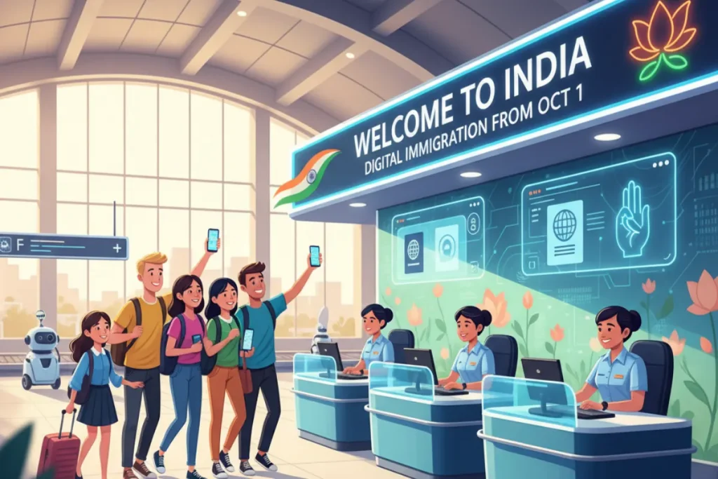 Foreign Travellers to India No Longer Need Paper Immigration Forms from October 1 1 Foreign Travellers to India