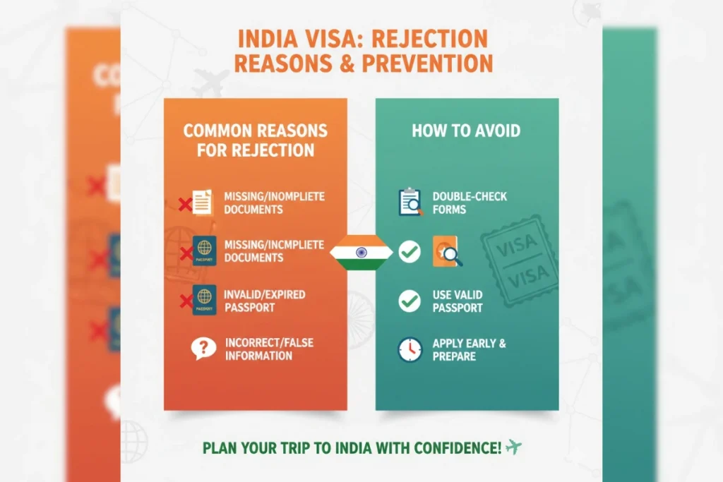 Reasons for India Visa Rejection [And How to Avoid Them]