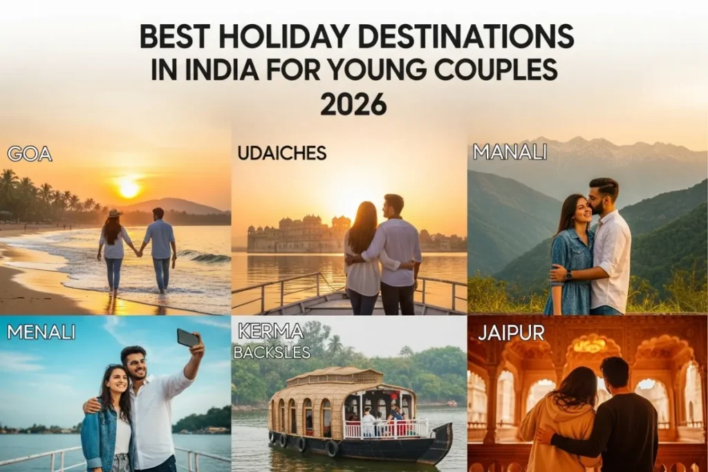 Best Holiday Destinations in India for Young Couples 2026 1 Best Holiday Destinations in India for Young Couples 2026