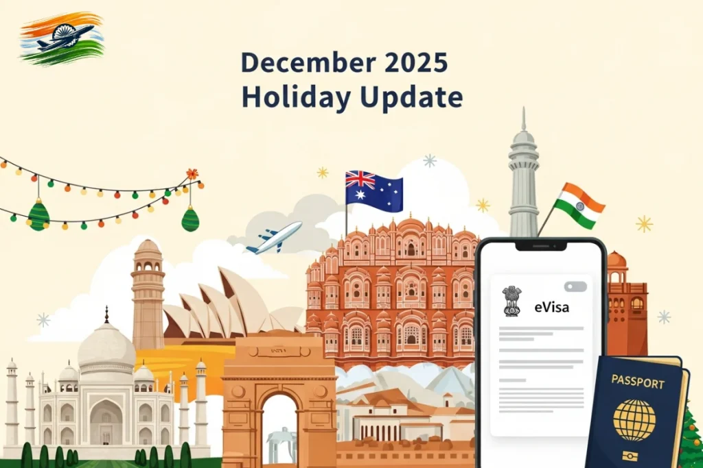 India eVisa for Australian Travelers: December 2025 Holiday Update