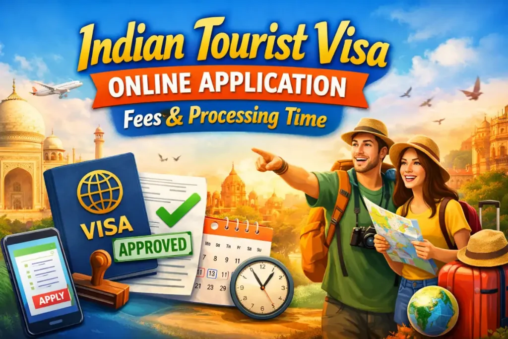 Indian Tourist Visa Online Application Fees & Processing Time