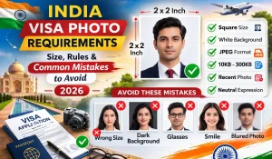 India Visa Photo Requirements: Size, Rules & Common Mistakes to Avoid 2026
