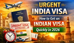 Urgent India Visa application process and quick approval guide for travelers to India in 2026.