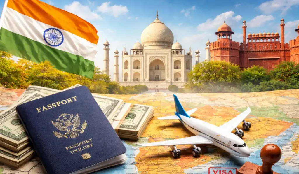 Step-by-step guide for India visa for US citizens with process, fees and documents