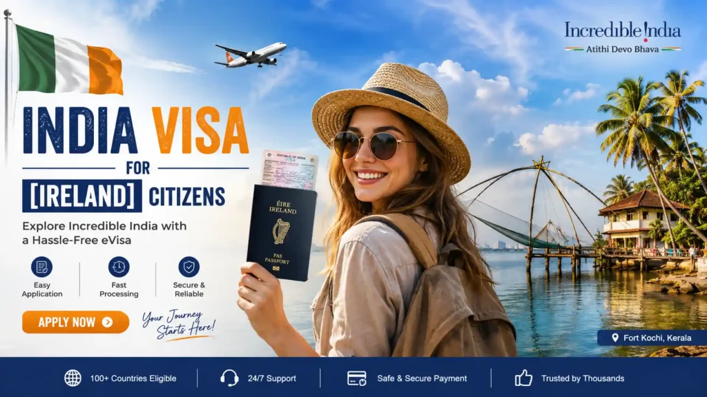 India Visa for Ireland Citizens