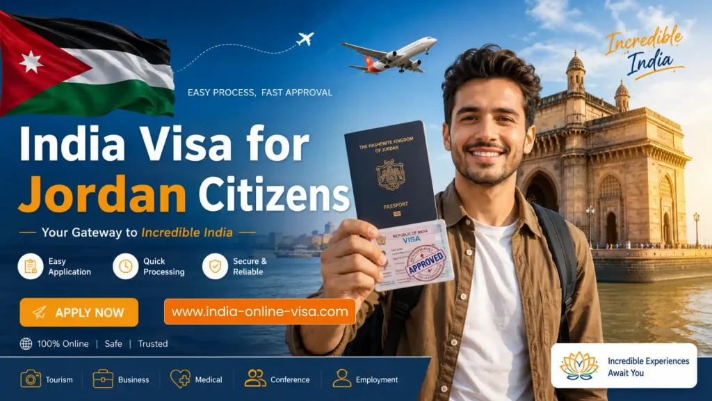 India Visa for Jordan Citizens