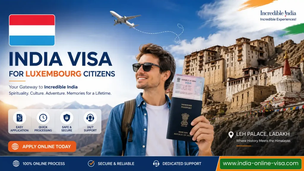 India Visa for Luxembourg Citizens