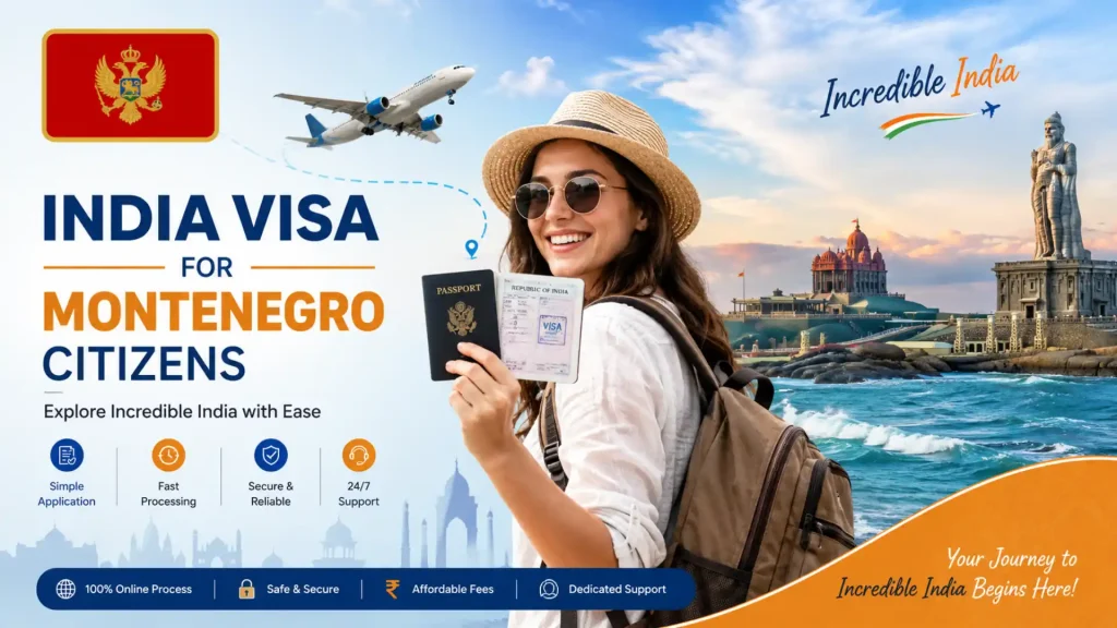 India Visa for Montenegro Citizens