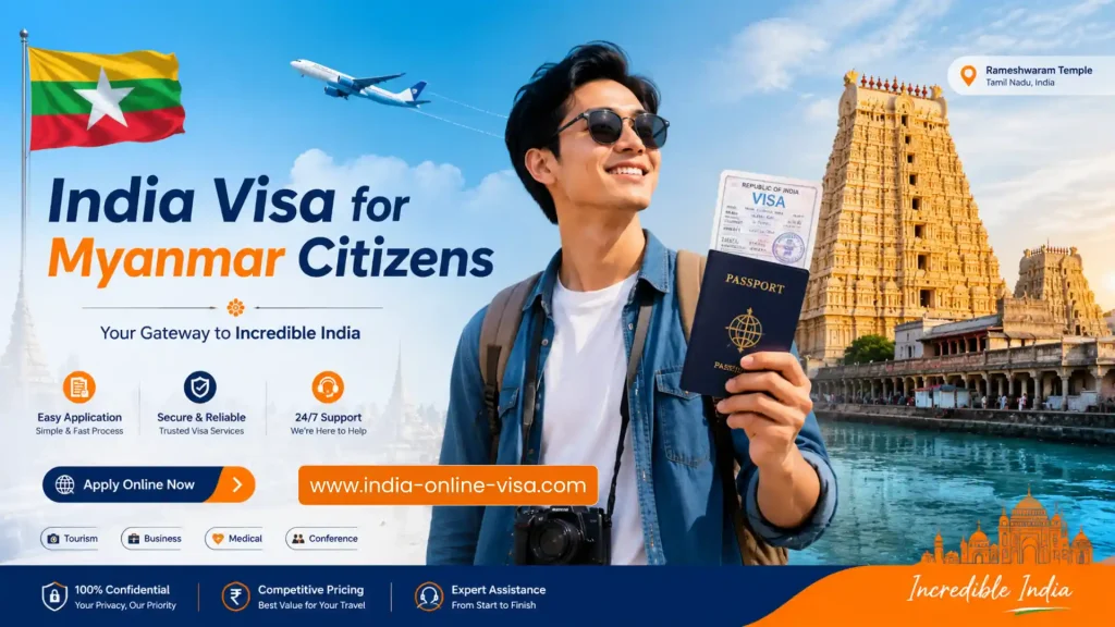 India Visa for Myanmar Citizens