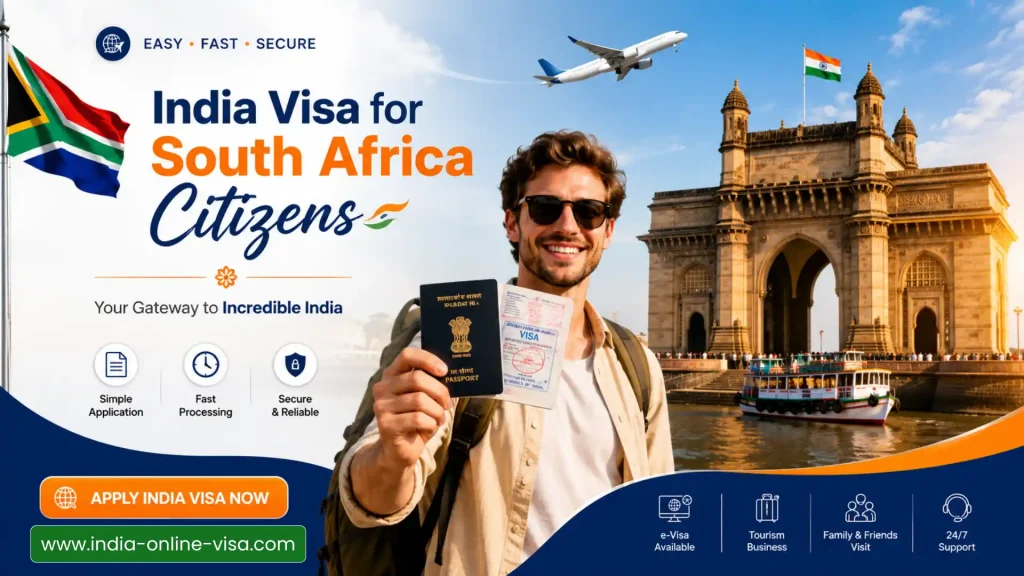 India Visa for South Africa Citizens 1