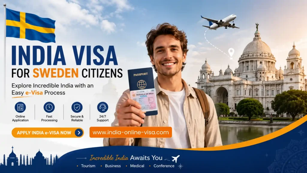 India Visa for Sweden Citizens