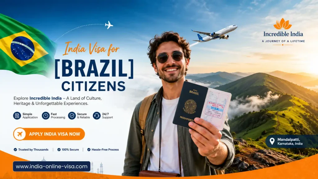 India Visa for Brazil Citizens