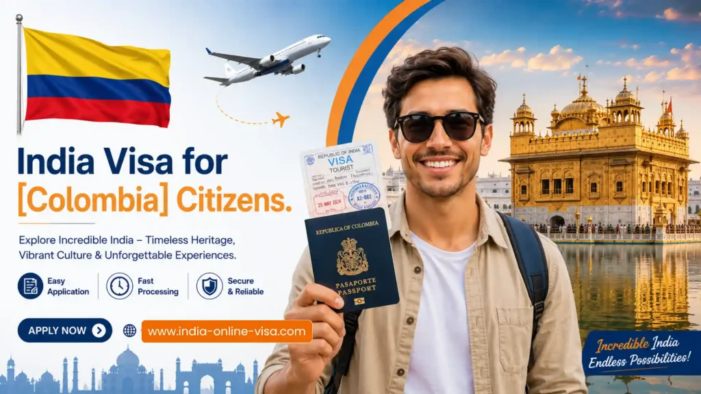 India Visa for Colombia Citizens 1