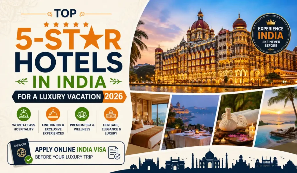 Top 5-Star Hotels in India for a Luxury Vacation 2026