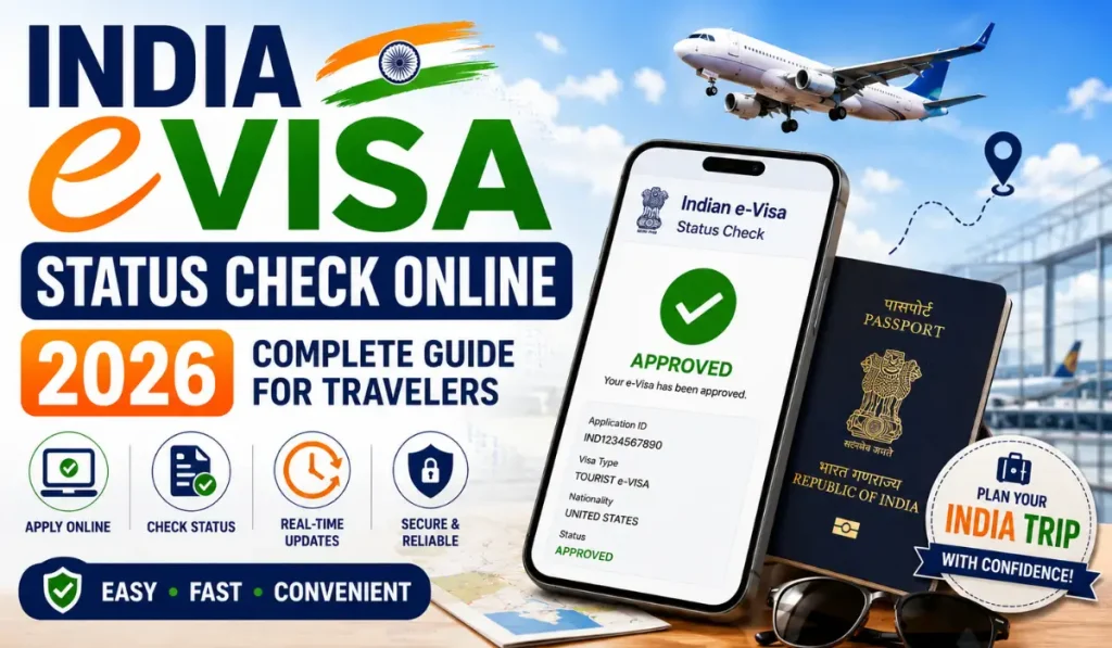 India e Visa Status Check Online in 2026