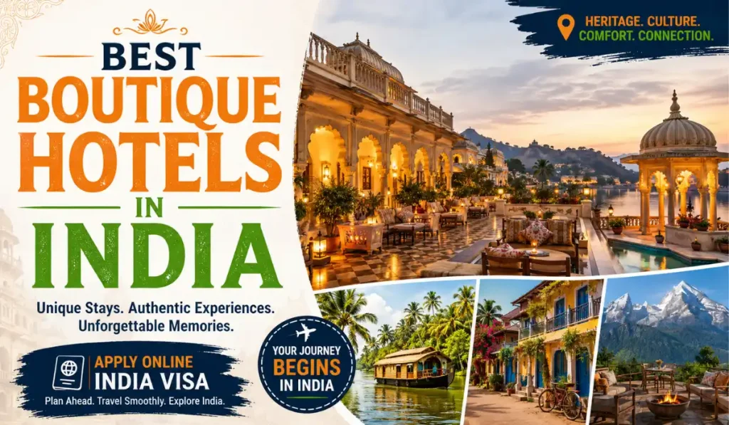 Best Boutique Hotels in India for International Travelers