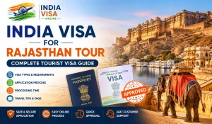 Tourist Exploring Rajasthan Fort with India Tourist Visa