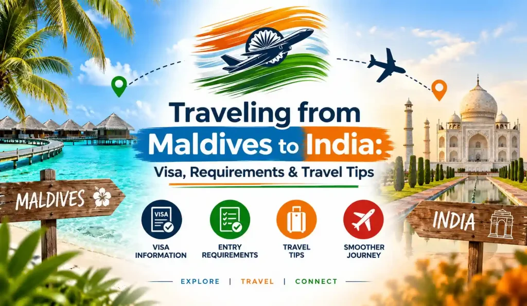 Traveling from Maldives to India Visa, Requirements & Travel Tips