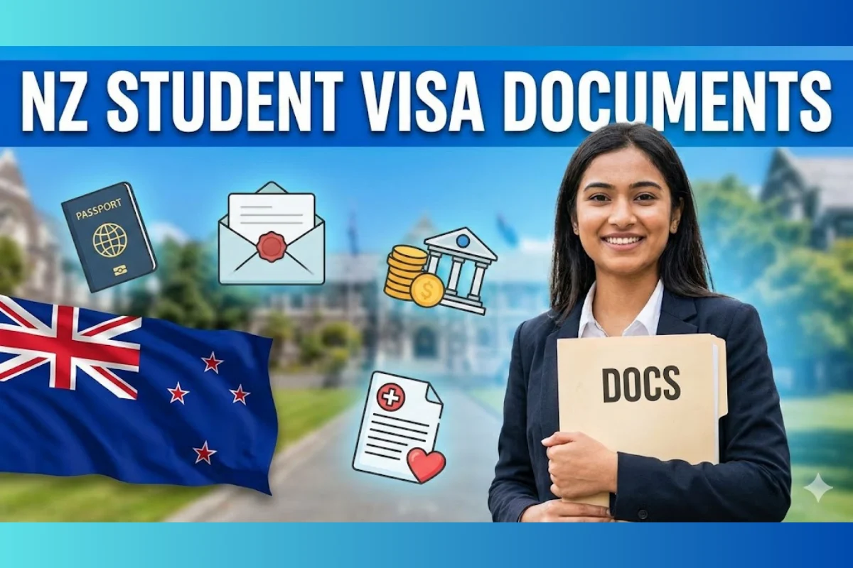 Documents needed for a New Zealand student visa