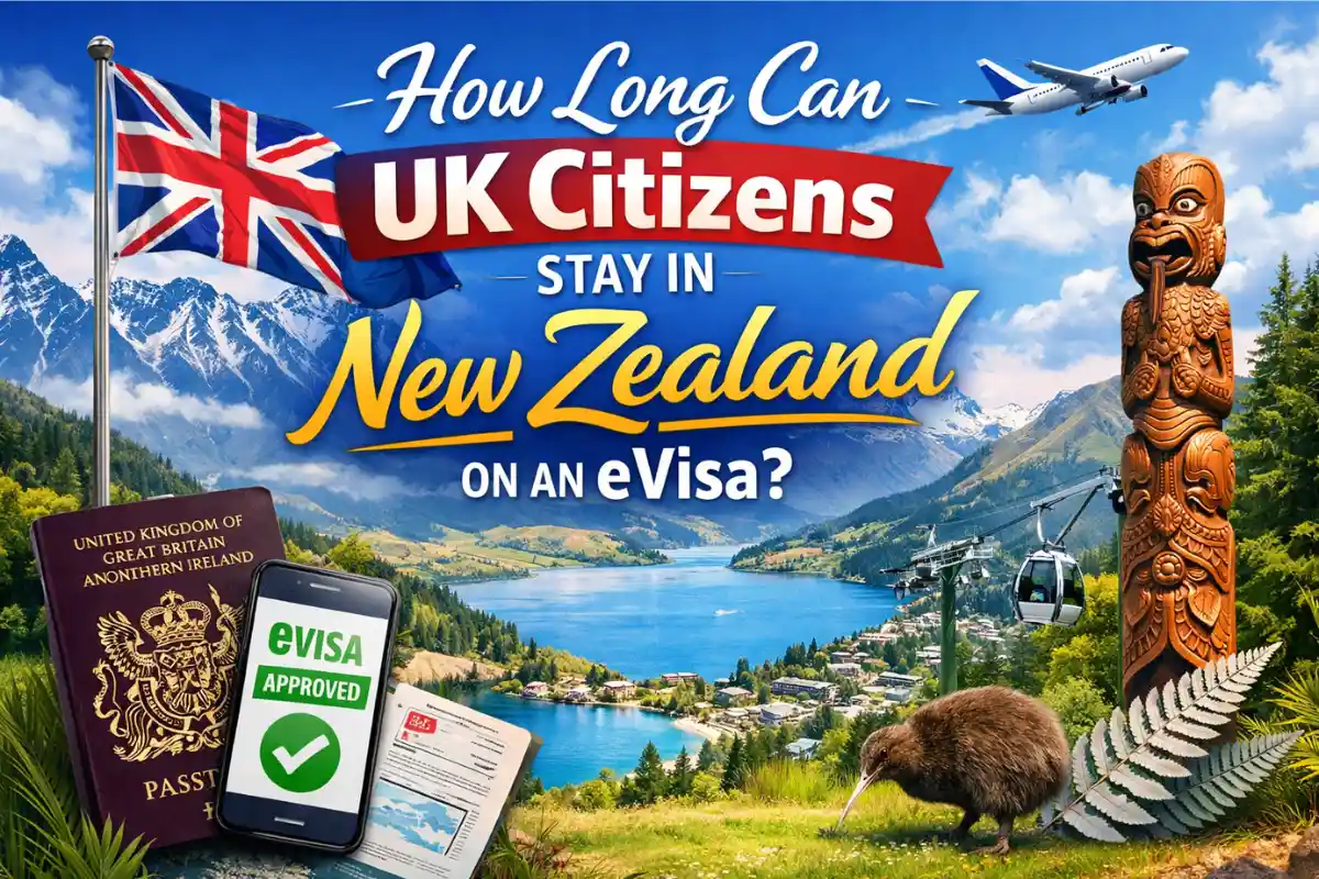 How Long Can UK Citizens Stay in New Zealand on an eVisa?