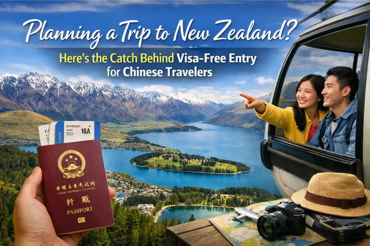 Planning a Trip to New Zealand? Here’s the Catch Behind Visa-Free Entry for Chinese Travelers