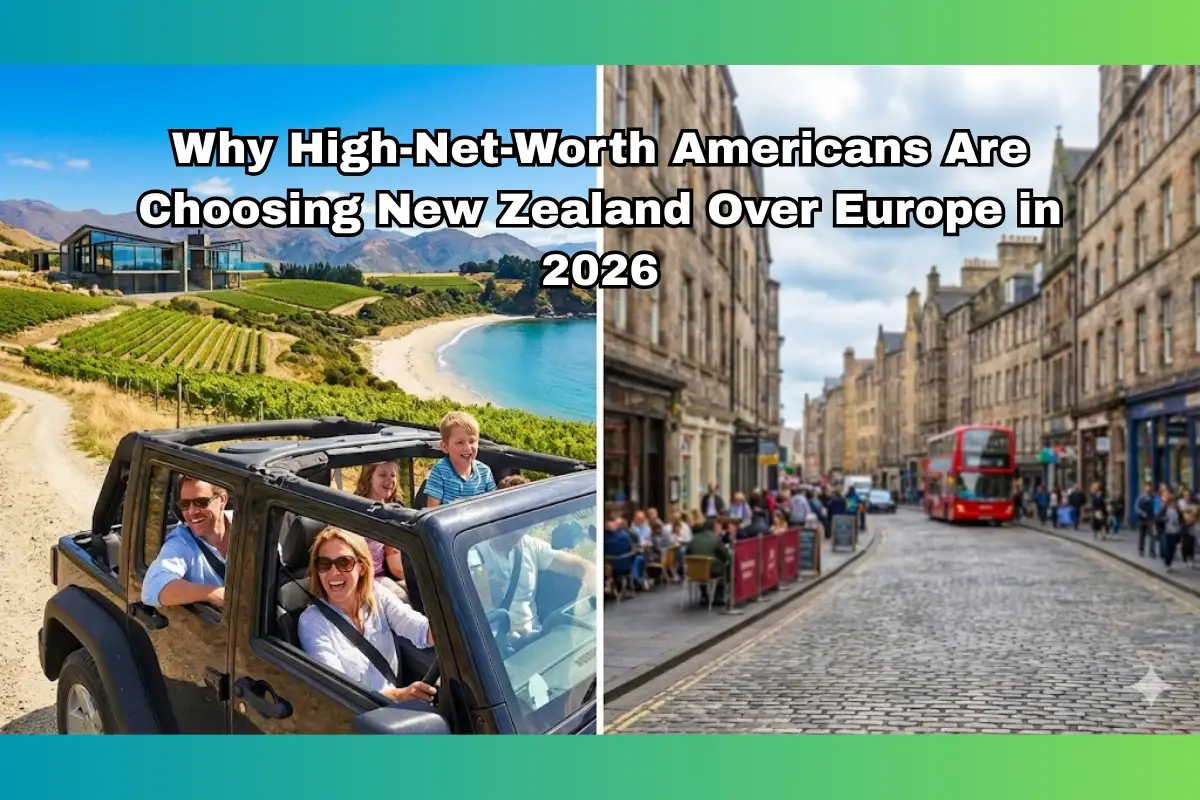 Why High-Net-Worth Americans Are Choosing New Zealand Over Europe in 2026