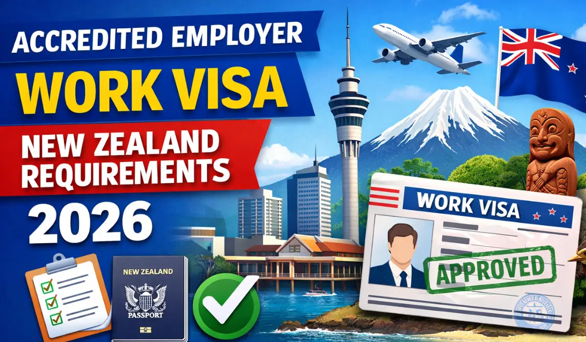 Accredited Employer Work Visa New Zealand requirements guide for international workers 2026.
