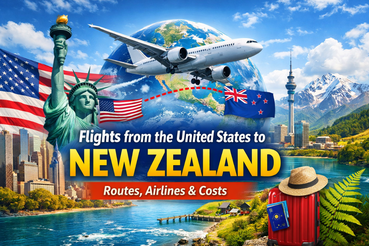 Flights from the United States to New Zealand: Routes, Airlines & Costs Explained Simply