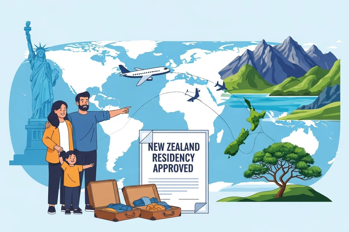 Move from USA to New Zealand – Residency Options