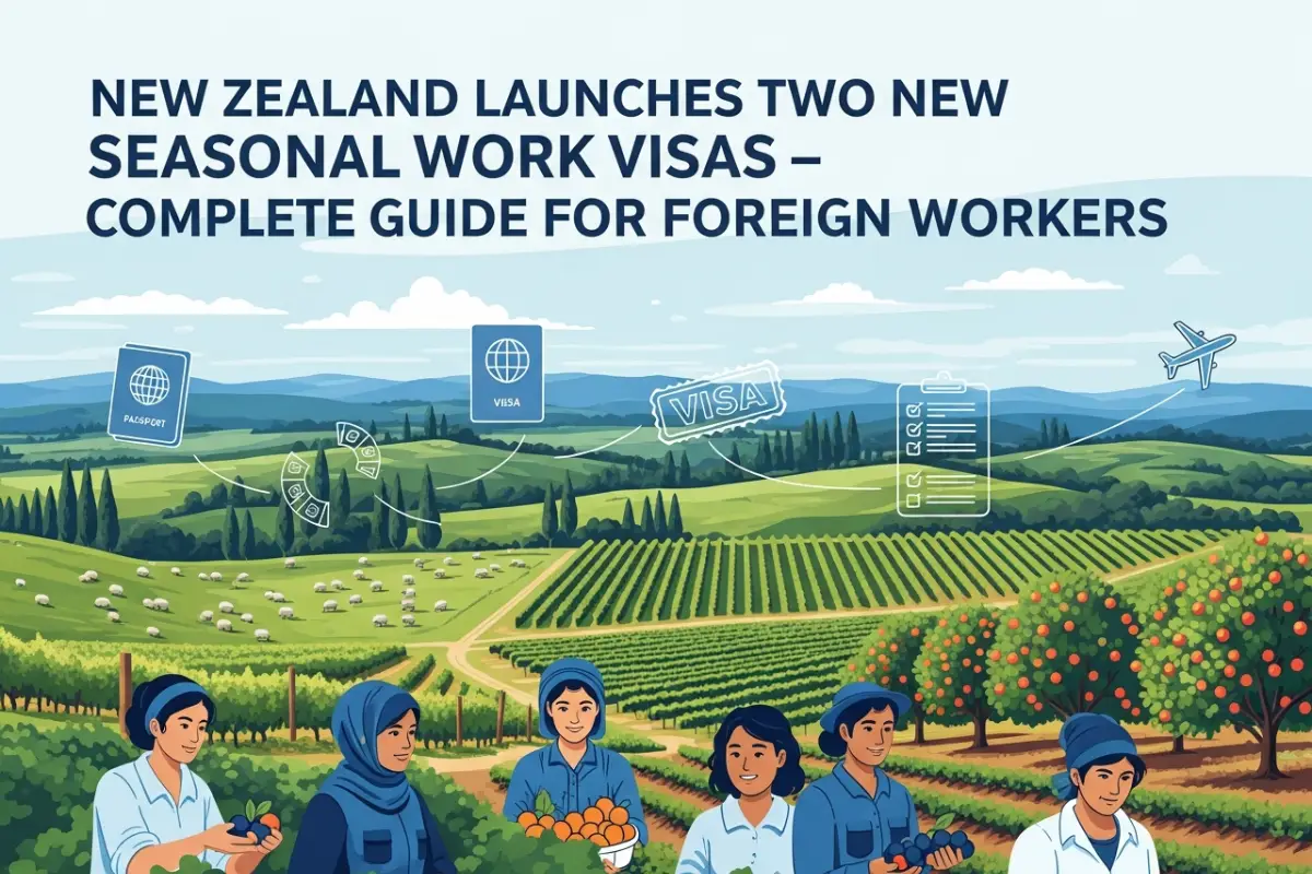New Zealand Launches Two New Seasonal Work Visas: A Complete Guide for Foreign Workers