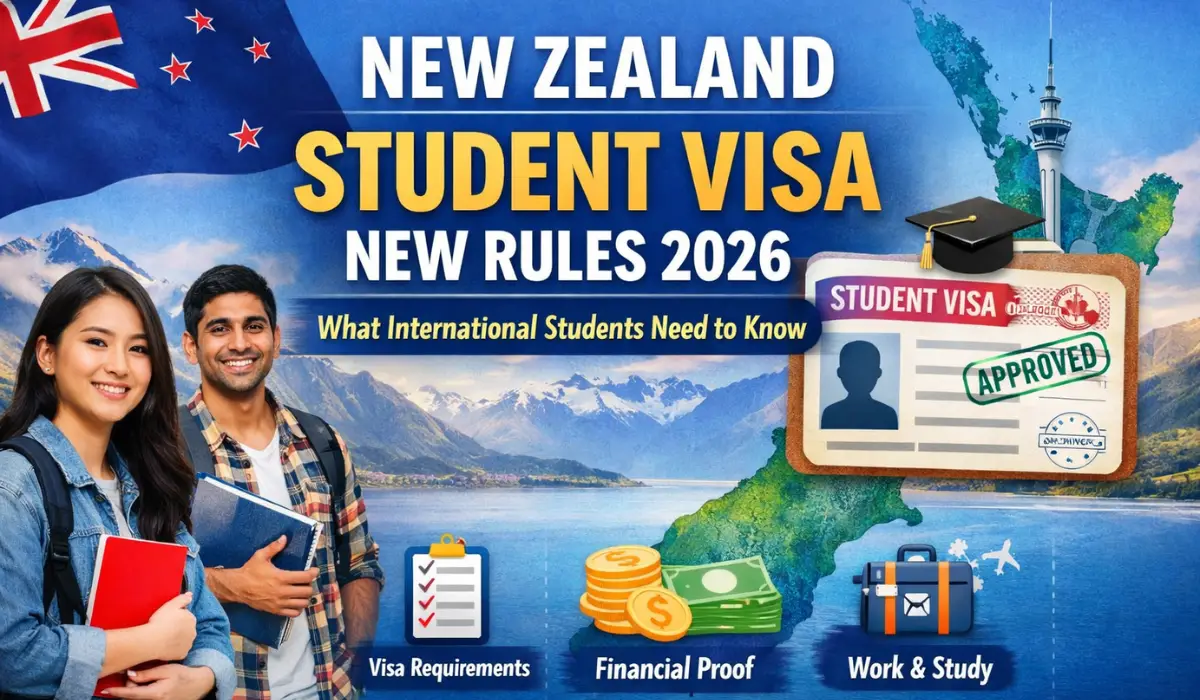 International students learning about New Zealand Student Visa New Rules 2026 and study opportunities in New Zealand.