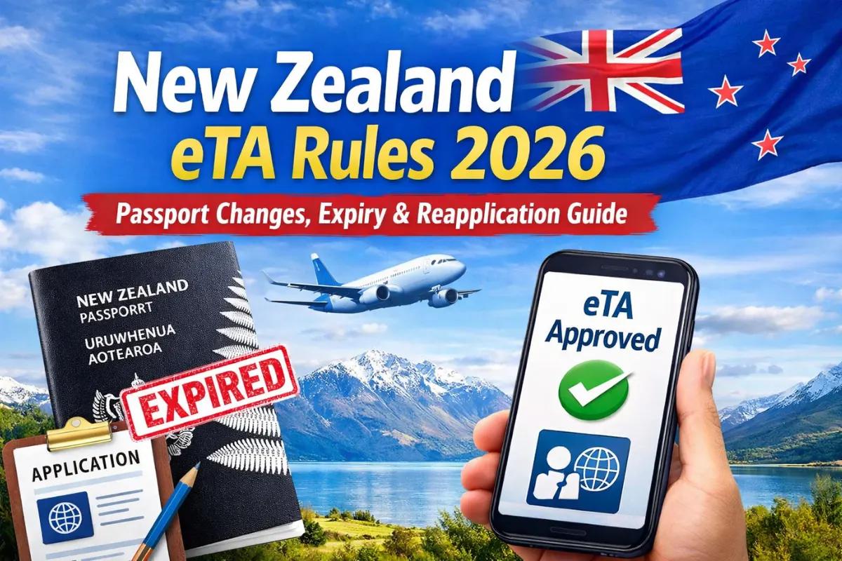 New Zealand eTA Rules 2026: Passport Changes, Expiry, and Reapplication Guide