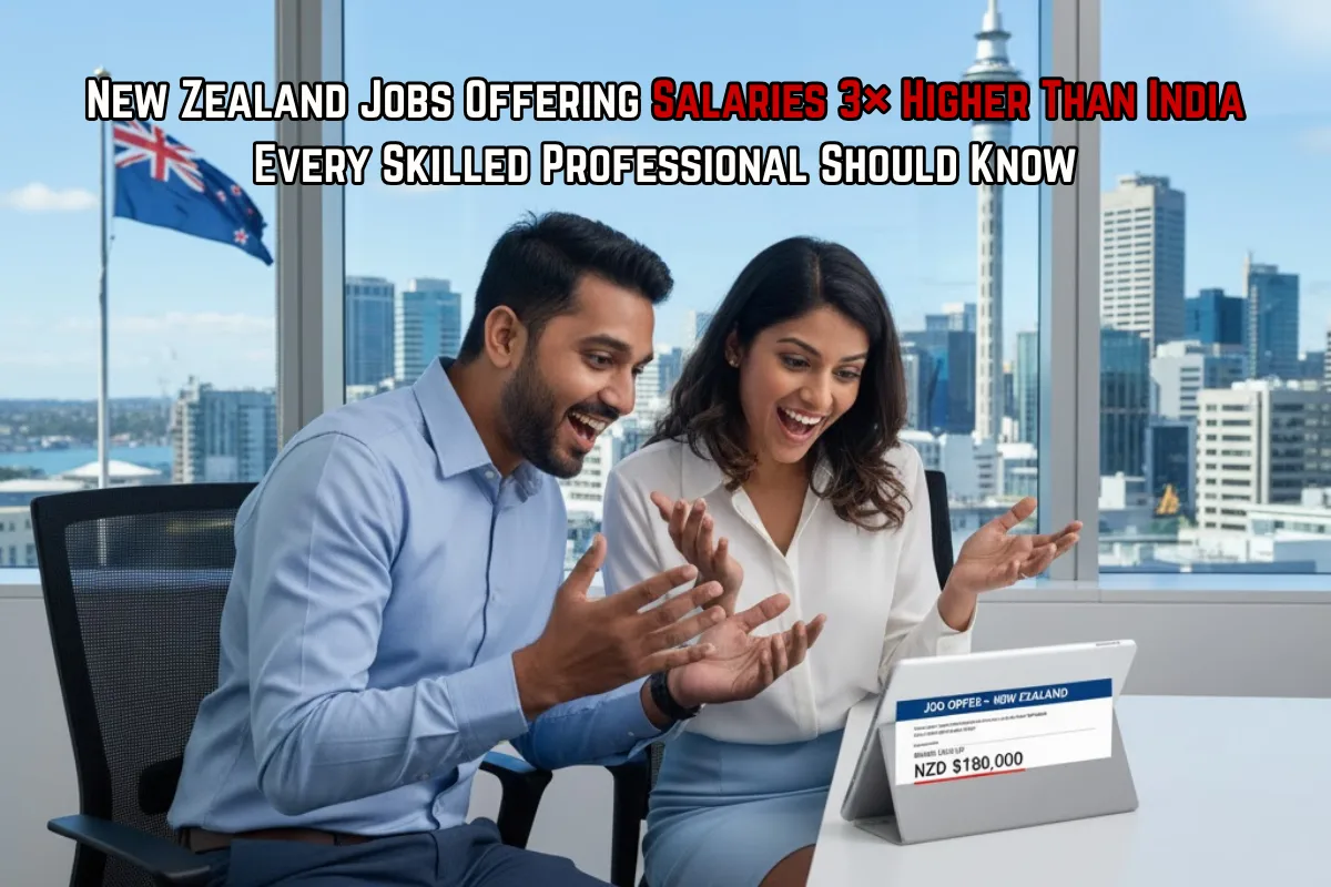 New Zealand Jobs Offering Salaries 3× Higher Than India Every Skilled Professional Should Know