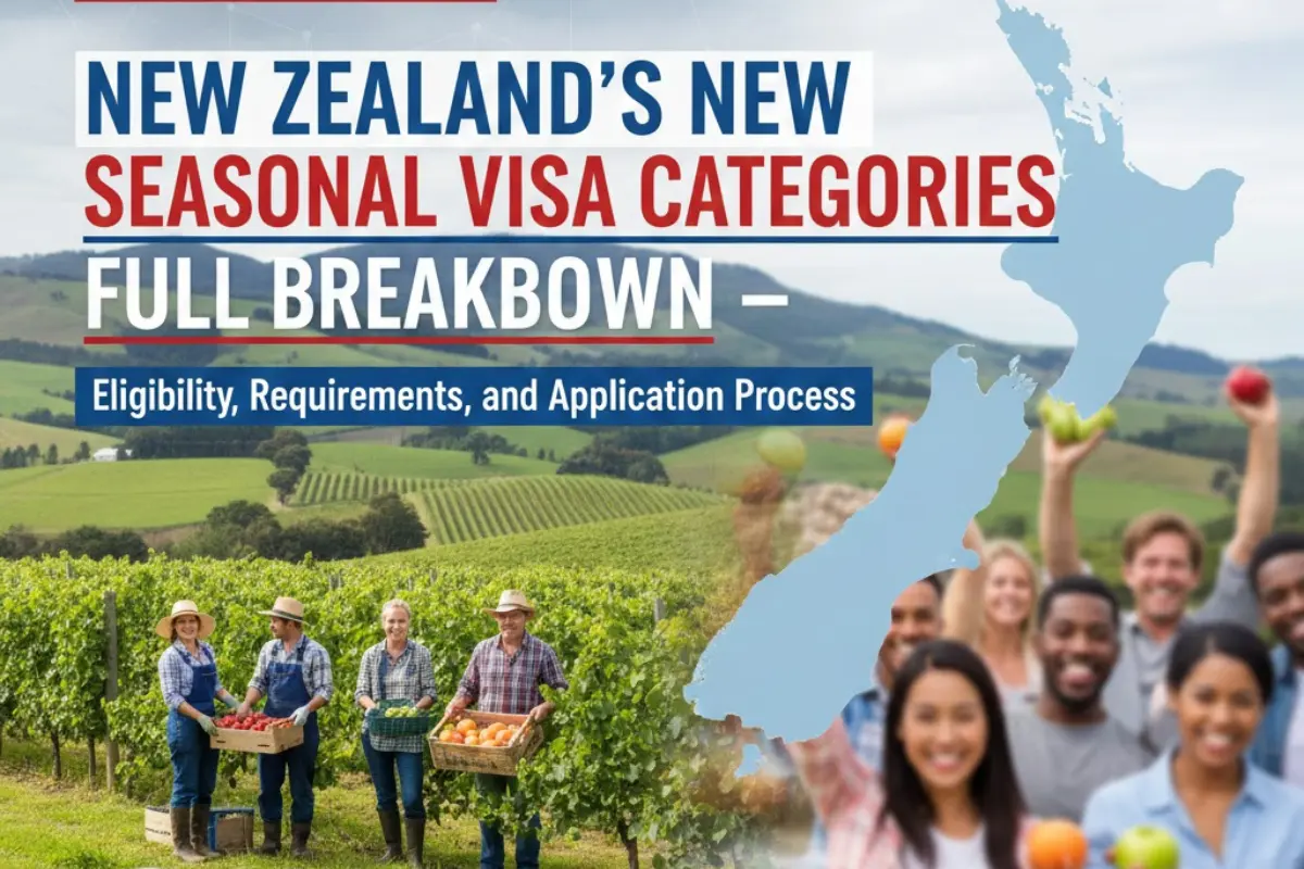 What Are New Zealand New Seasonal Visa Categories? — Full Breakdown