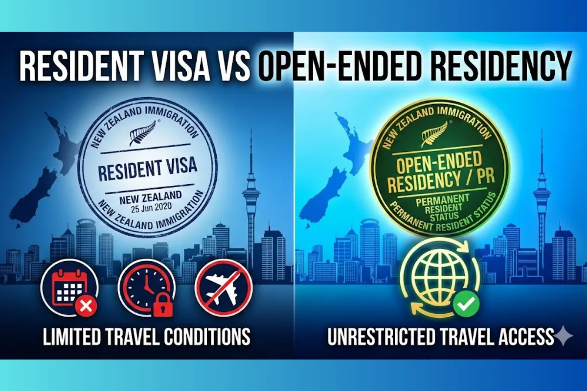 New Zealand Resident Visa vs Open-Ended Residency: What Changes After 2+ Years?