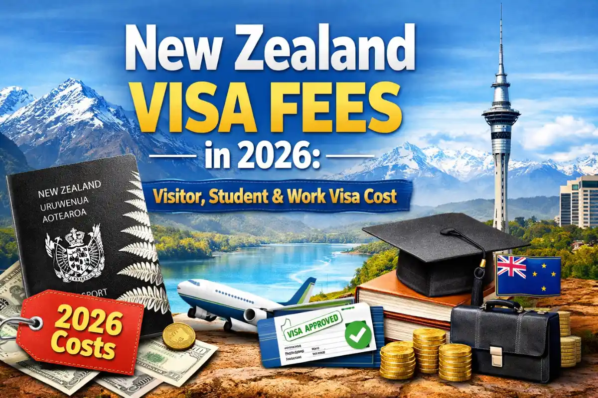 New Zealand Visa Fees in 2026: Visitor, Student & Work Visa Cost