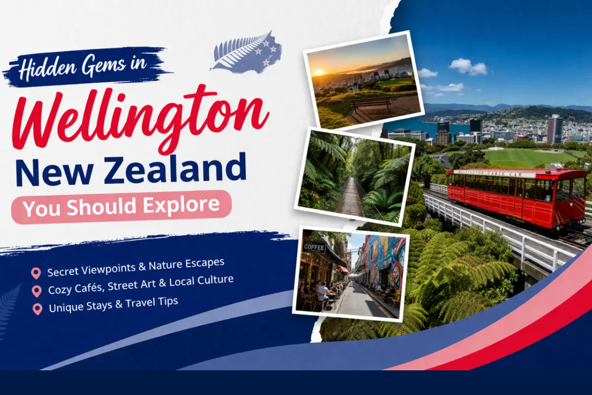 Scenic hidden gems in Wellington New Zealand including coastal walks, gardens, and peaceful nature spots